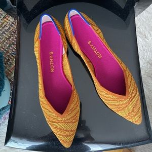 Rothy’s the Point in Golden Zebra